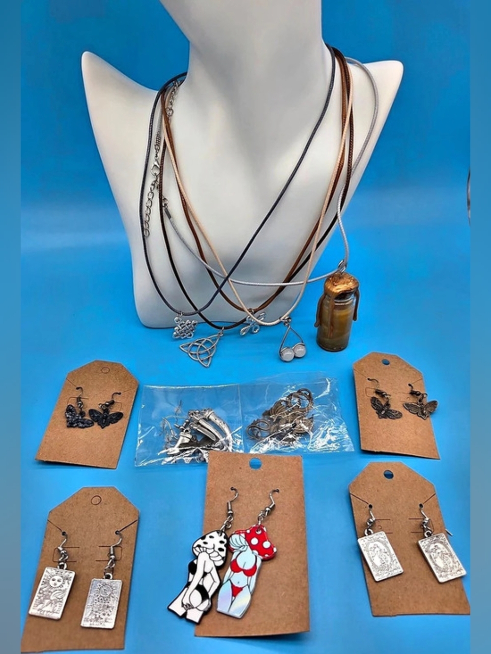 Jewelry Lot 2 Necklace Earrings New